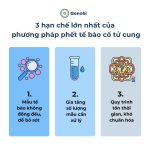 3 Han Che Lon Nhat Cua Phuong Phap Phet Te Bao Co Tu Cung Genobi