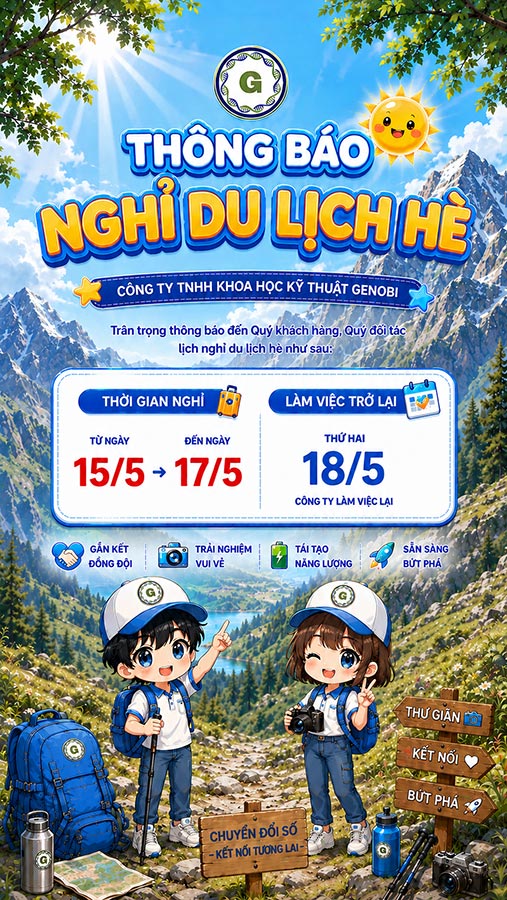 Thông báo nghỉ du lịch hè 2026