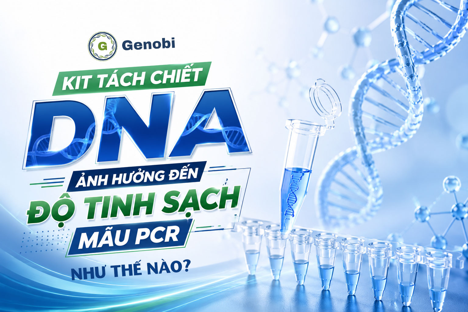 Kit Tach Chiet Dna Anh Huong Den Do Tinh Sach Mau Pcr Nhu The Nao Genobi