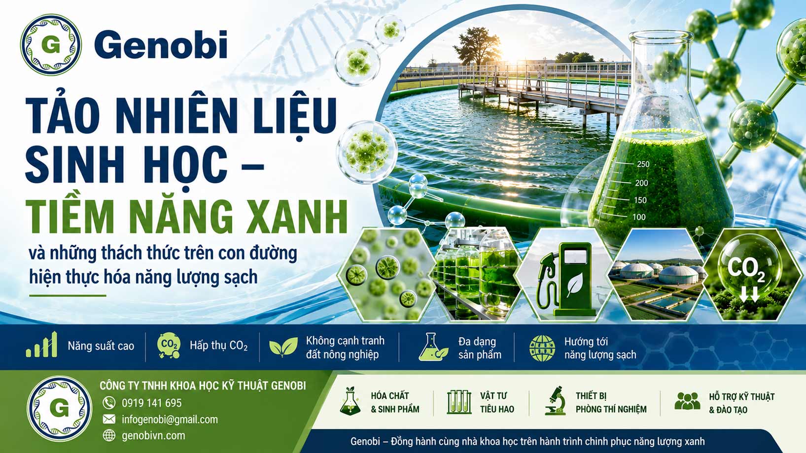 Tảo nhiên liệu sinh học – Tiềm năng xanh và những thách thức